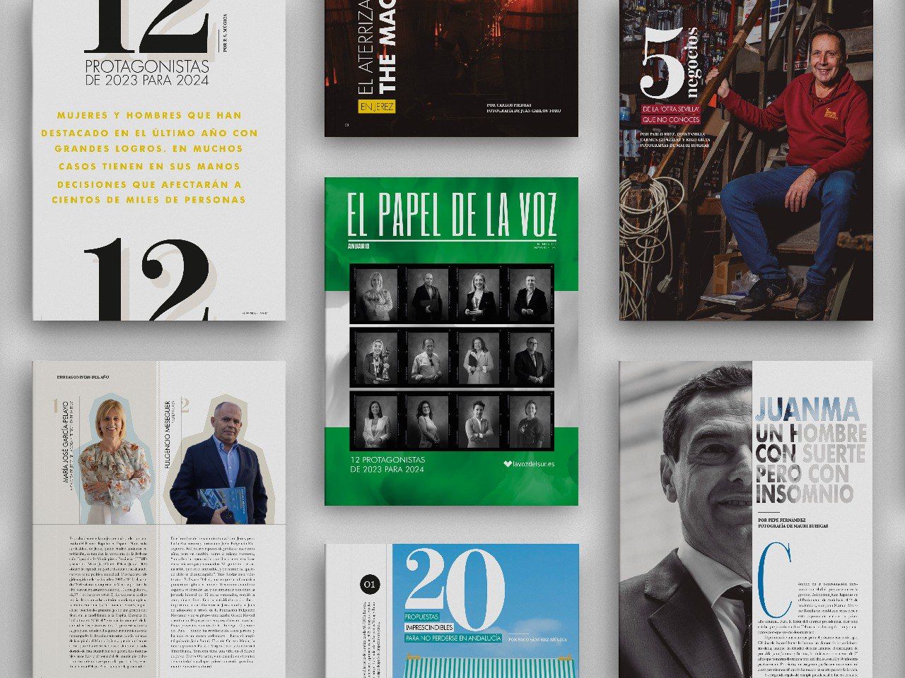 Lee este 28F el especial 'Anuario' de 'El Papel de La Voz': 12 protagonistas de 2023 para este 2024.
