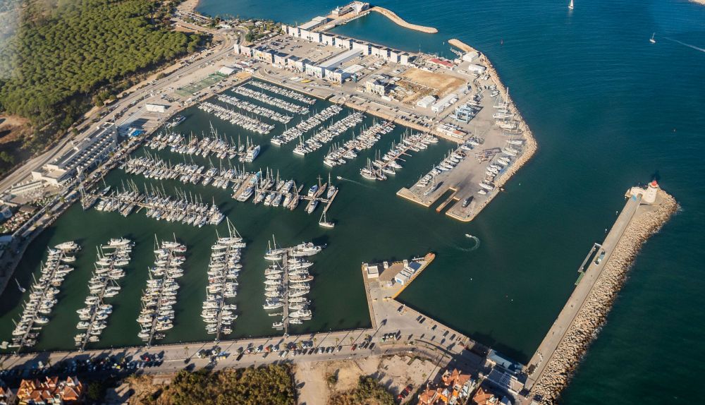 Puerto sherry desde el aire